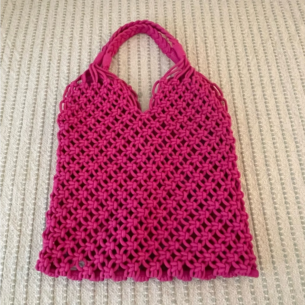 J Crew Pink Summer Bag - Purse - Tote - Handbag
